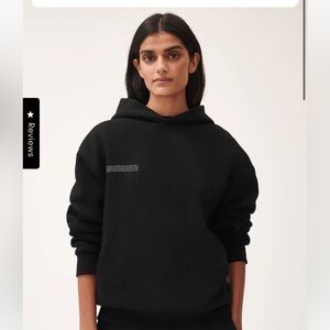 PANGAIA Black 360 Hoodie Size Large